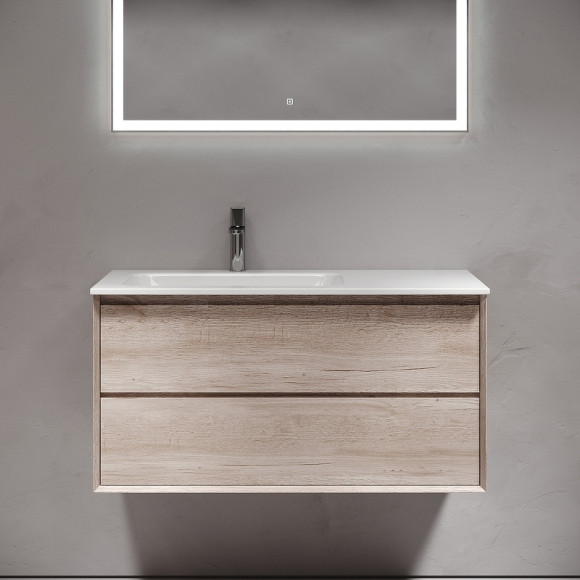 Тумба под раковину Sancos Marmi 2.0 100 L MR2.0100LEG подвесная Дуб галифакс натуральный Тумба под раковину Sancos Marmi 2.0 100 L MR2.0100LEG подвесная Дуб галифакс натуральный