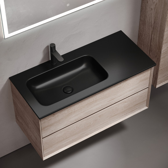 Тумба под раковину Sancos Marmi 2.0 100 L MR2.0100LEG подвесная Дуб галифакс натуральный Тумба под раковину Sancos Marmi 2.0 100 L MR2.0100LEG подвесная Дуб галифакс натуральный