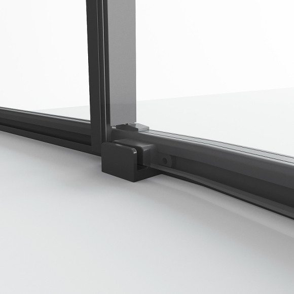 Душевой уголок Niagara Nova 80х80 NG-6825-34BLACK профиль Черный матовый стекло прозрачное Душевой уголок Niagara Nova 80х80 NG-6825-34BLACK профиль Черный матовый стекло прозрачное