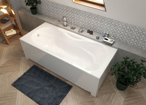 Ванна из искусственного камня Эстет Эллис 170х75 ФР-00008586 без гидромассажа