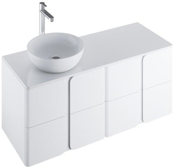 Столешница под раковину Ravak Balance 120 X000001372 Белый блестящий лак Столешница под раковину Ravak Balance 120 X000001372 Белый блестящий лак