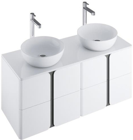 Столешница под раковину Ravak Balance 120 X000001372 Белый блестящий лак Столешница под раковину Ravak Balance 120 X000001372 Белый блестящий лак