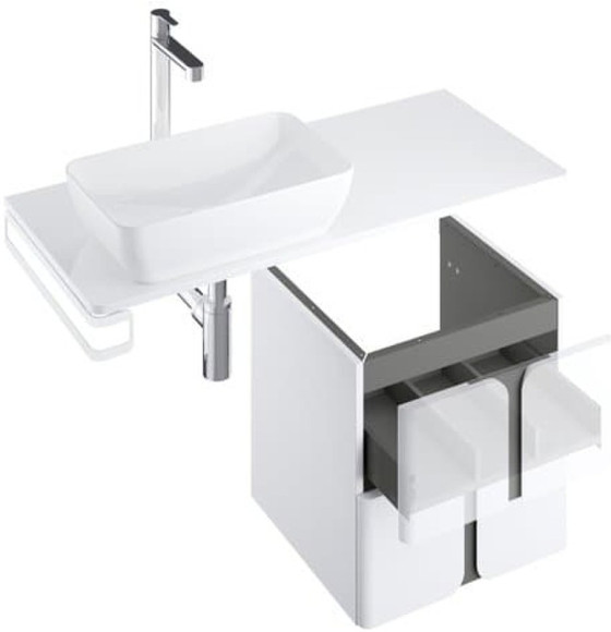 Столешница под раковину Ravak Balance 120 X000001372 Белый блестящий лак Столешница под раковину Ravak Balance 120 X000001372 Белый блестящий лак