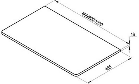 Столешница под раковину Ravak Balance 120 X000001372 Белый блестящий лак Столешница под раковину Ravak Balance 120 X000001372 Белый блестящий лак