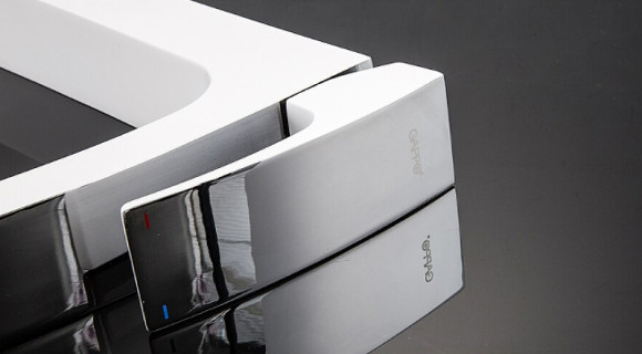 Смеситель для раковины Gappo G07 G1007-18 Белый Хром Смеситель для раковины Gappo G07 G1007-18 Белый Хром