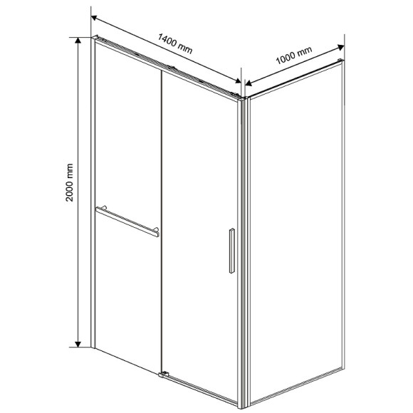 Душевой уголок Vincea Slim Soft 140x100 VSR-1SS1014CL профиль Хром стекло прозрачное Душевой уголок Vincea Slim Soft 140x100 VSR-1SS1014CL профиль Хром стекло прозрачное