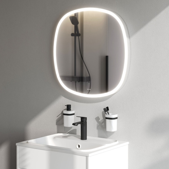 Зеркало AM.PM Func 65 M8FMOX0651WGS с подсветкой с ИК-сенсорным выключателем Зеркало AM.PM Func 65 M8FMOX0651WGS с подсветкой с ИК-сенсорным выключателем