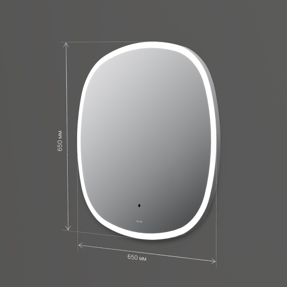Зеркало AM.PM Func 65 M8FMOX0651WGS с подсветкой с ИК-сенсорным выключателем Зеркало AM.PM Func 65 M8FMOX0651WGS с подсветкой с ИК-сенсорным выключателем