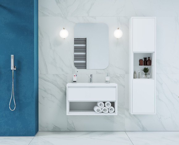 Тумба под раковину Excellent Tuto 70 MLEX.0101.700.WHWH подвесная Белый