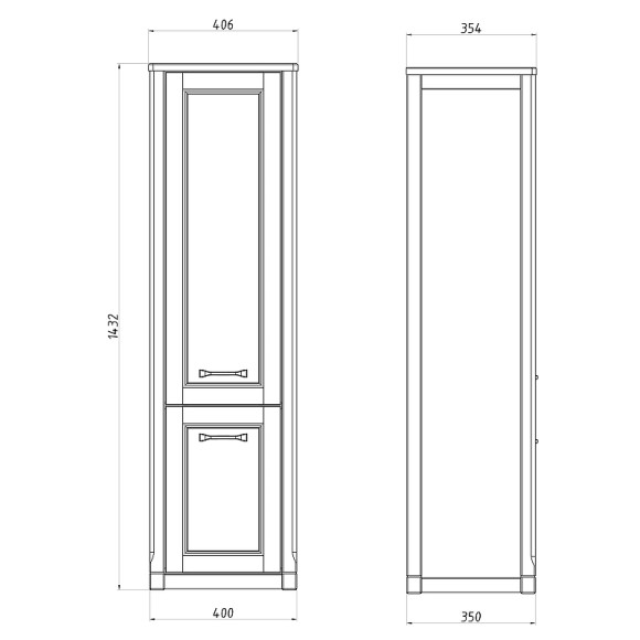 Шкаф пенал ASB-Woodline Толедо 40 11226 подвесной Smalt (синий) Шкаф пенал ASB-Woodline Толедо 40 11226 подвесной Smalt (синий)