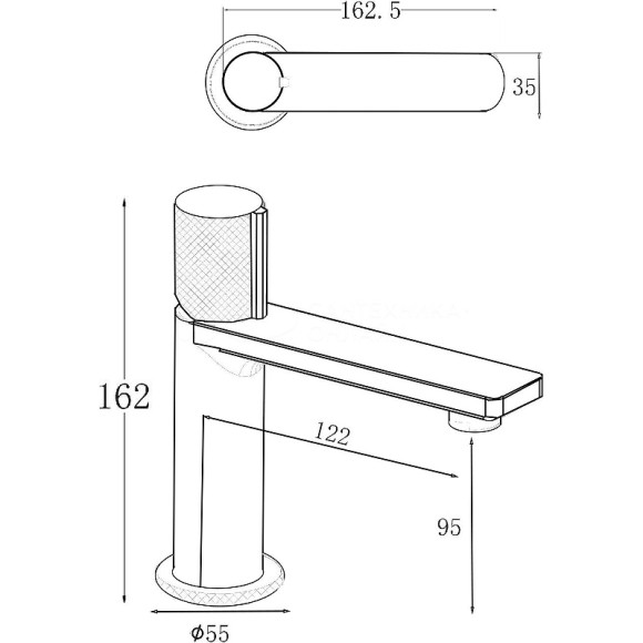 Смеситель для раковины Allen Brau Liberty 5.33001-00 Хром Смеситель для раковины Allen Brau Liberty 5.33001-00 Хром