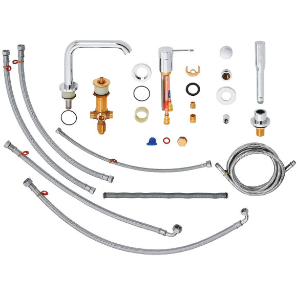 Смеситель на борт ванны Grohe Essence 19578001 Хром