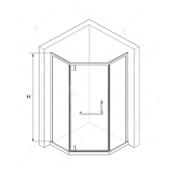 Душевой уголок RGW Hotel HO-084W 100х100 350608400-25 профиль Белый стекло матовое-сатинат Душевой уголок RGW Hotel HO-084W 100х100 350608400-25 профиль Белый стекло матовое-сатинат