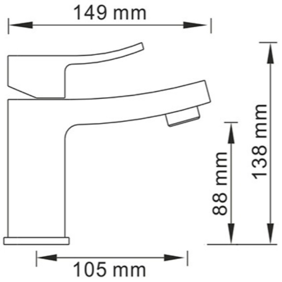 Смеситель для раковины WasserKRAFT Exter 1603 Светлая бронза