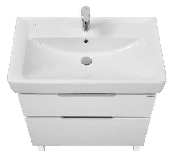 Тумба под раковину Aquaton Дакота 75 1A202901DAAY0 Белая Выбеленное дерево