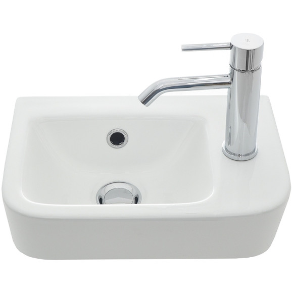 Раковина AQUAme 38 R AQM5006R Белая глянцевая Раковина AQUAme 38 R AQM5006R Белая глянцевая