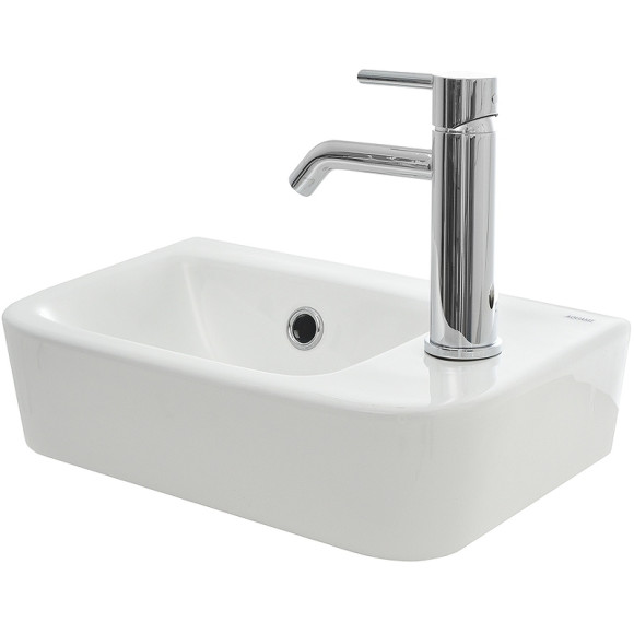 Раковина AQUAme 38 R AQM5006R Белая глянцевая Раковина AQUAme 38 R AQM5006R Белая глянцевая