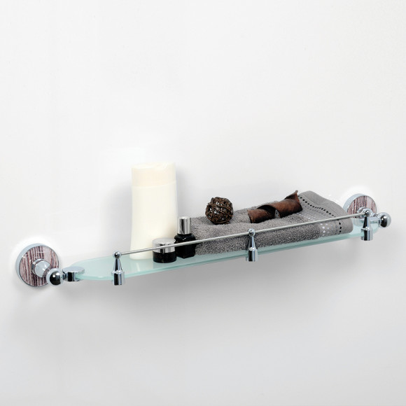 Стеклянная полка WasserKRAFT Regen K-6944 Хром Стеклянная полка WasserKRAFT Regen K-6944 Хром