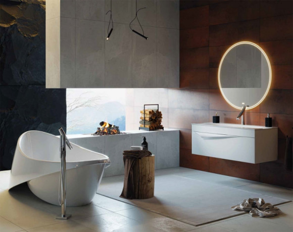 Тумба под раковину Clarberg Papyrus 120 PAP0112 подвесная Белая