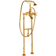 Смеситель для ванны Cezares Nostalgia NOSTALGIA-VDPS-03/24-M Золото 24 карат