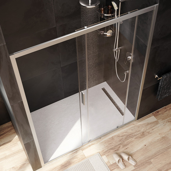 Душевая дверь AM.PM Gem 150 W90G-150-1-195MT профиль Хром матовый стекло прозрачное Душевая дверь AM.PM Gem 150 W90G-150-1-195MT профиль Хром матовый стекло прозрачное