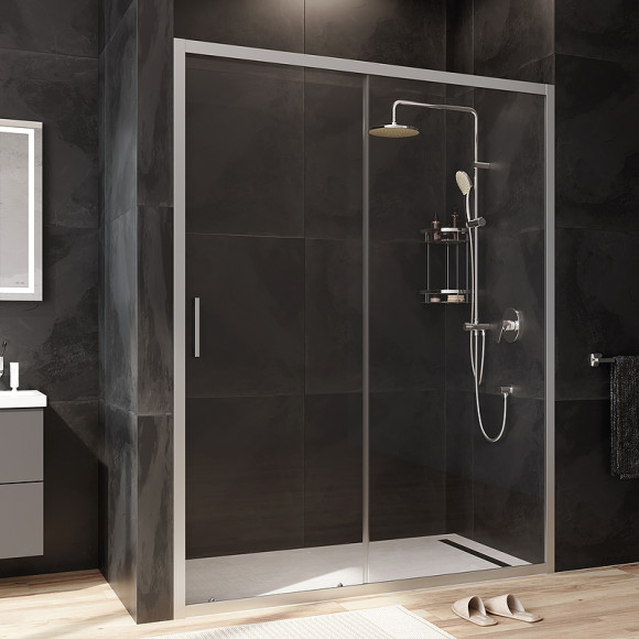 Душевая дверь AM.PM Gem 150 W90G-150-1-195MT профиль Хром матовый стекло прозрачное Душевая дверь AM.PM Gem 150 W90G-150-1-195MT профиль Хром матовый стекло прозрачное