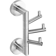 Тройной крючок Bemeta Neo 104206075 поворотный Нержавеющая сталь Тройной крючок Bemeta Neo 104206075 поворотный Нержавеющая сталь