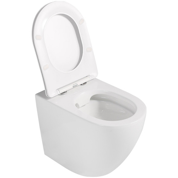 Унитаз Abber Bequem AC1111 приставной с сиденьем Микролифт Унитаз Abber Bequem AC1111 приставной с сиденьем Микролифт