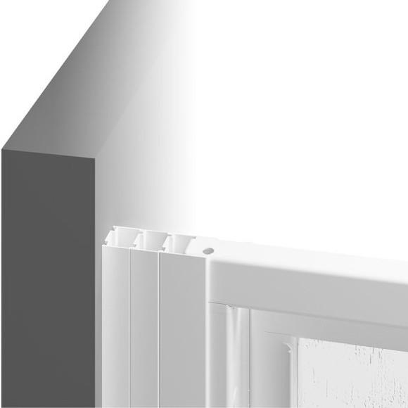 Душевая дверь Ravak Supernova SDOP-90 03V70100Z1 профиль Белый стекло Transparent Душевая дверь Ravak Supernova SDOP-90 03V70100Z1 профиль Белый стекло Transparent