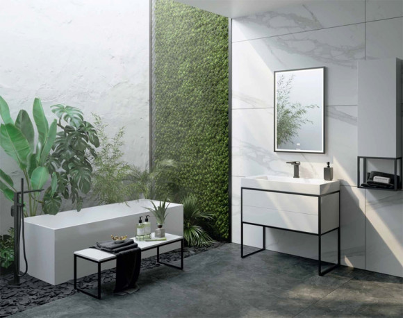 Тумба под раковину Clarberg Logic 70 LOG0107N Белая