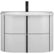 Тумба с раковиной Burgbad Lavo 2.0 70 SFZP072G0227F5048C0037*1 подвесная Белая глянцевая