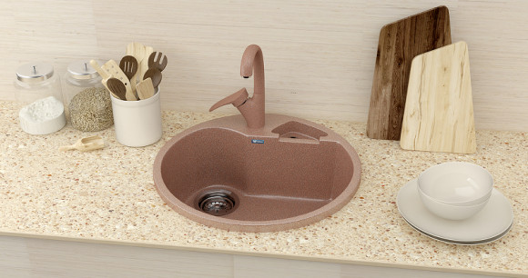 Смеситель для кухни Ulgran Classic U-001-342 Графит