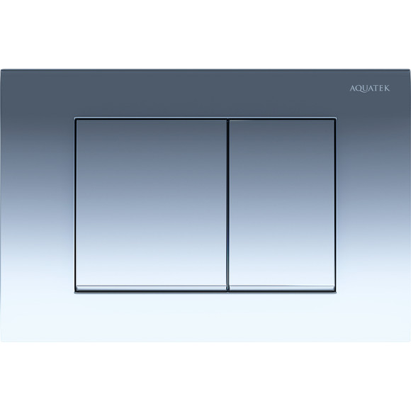 Комплект унитаза с инсталляцией Aquatek Set Aquatek Вега-010 4в1 с сиденьем Микролифт и клавишей смыва Хром глянцевый