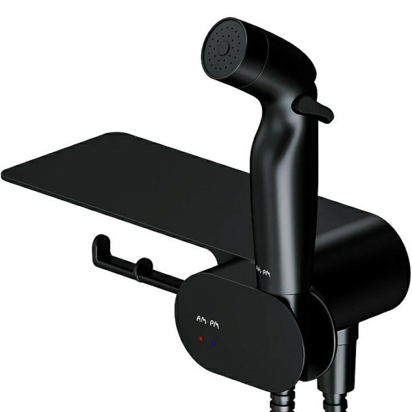 Гигиенический душ со смесителем AM.PM Like F0202622 Черный матовый