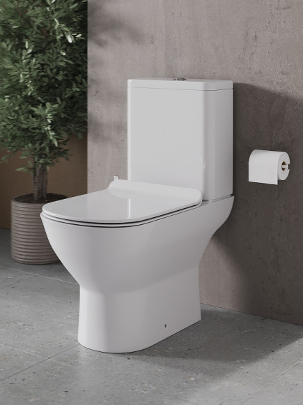 Унитаз компакт Agger AT03000 с бачком и сиденьем Микролифт Унитаз компакт Agger AT03000 с бачком и сиденьем Микролифт