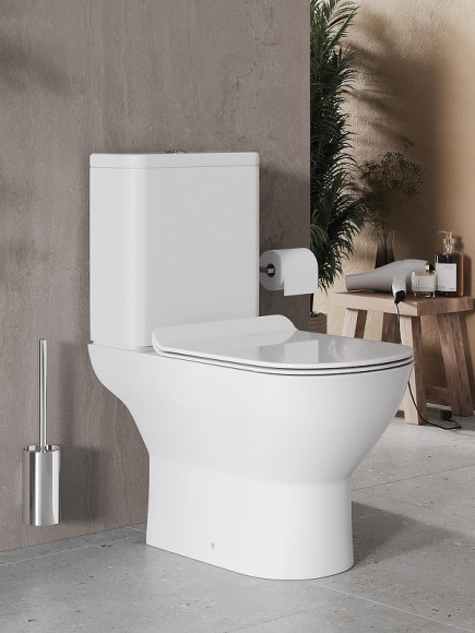 Унитаз компакт Agger AT03000 с бачком и сиденьем Микролифт Унитаз компакт Agger AT03000 с бачком и сиденьем Микролифт