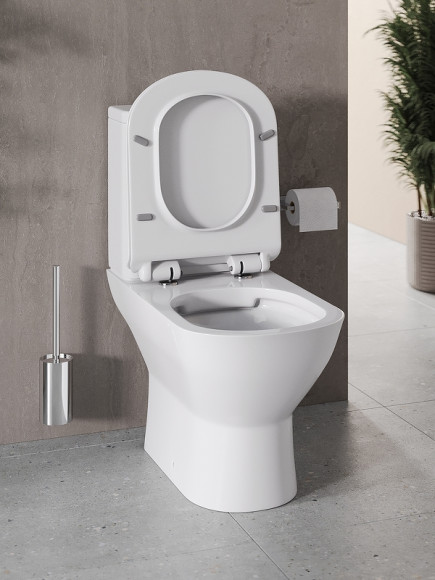 Унитаз компакт Agger AT03000 с бачком и сиденьем Микролифт Унитаз компакт Agger AT03000 с бачком и сиденьем Микролифт