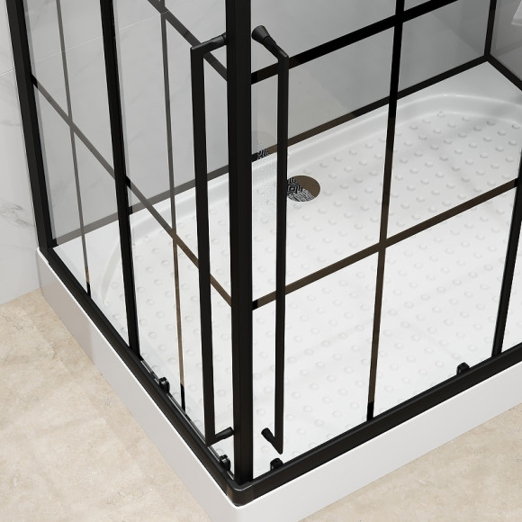 Душевая кабина Niagara Standart 100x80 R ST100/80/15QR/KL/BKT без гидромассажа Душевая кабина Niagara Standart 100x80 R ST100/80/15QR/KL/BKT без гидромассажа