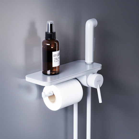 Гигиенический душ со смесителем Damixa Jupiter 773500200 Белый матовый