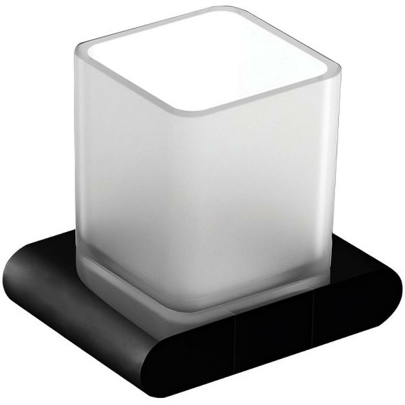 Стакан для зубных щеток Art&Max Platino AM-E-3968-MB Черный матовый