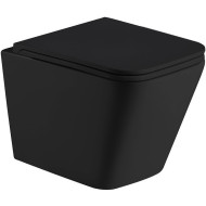 Унитаз WeltWasser Gelbach 043 MT-BL 10000011966 подвесной Черный матовый с сиденьем Микролифт