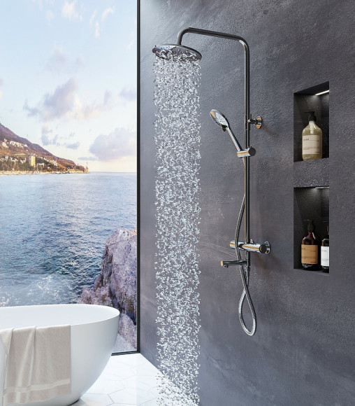 Душевая система Agger Thermo A2461100 Хром