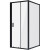 Душевой уголок Niagara Nova 80х100 NG-82-8AB-A100B профиль Черный стекло прозрачное