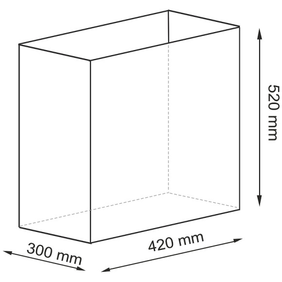 Корзина для белья WasserKRAFT Gollach WB-330-L с крышкой Серая
