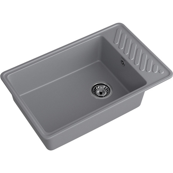 Кухонная мойка GranFest Quarz GF-ZL51 Темно-серая Кухонная мойка GranFest Quarz GF-ZL51 Темно-серая
