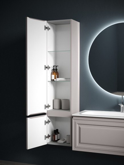 Шкаф пенал Sancos Very 35 L PVR35LSM подвесной Doha Soft