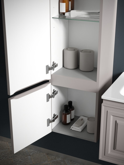 Шкаф пенал Sancos Very 35 L PVR35LSM подвесной Doha Soft