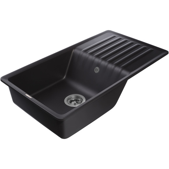 Кухонная мойка GranFest Quarz GF-ZW73 Черная Кухонная мойка GranFest Quarz GF-ZW73 Черная