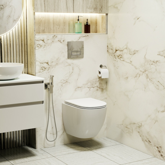 Инсталляция Grossman Classic 980.T1.04.100.100 для унитаза с клавишей смыва Хром глянцевый Инсталляция Grossman Classic 980.T1.04.100.100 для унитаза с клавишей смыва Хром глянцевый