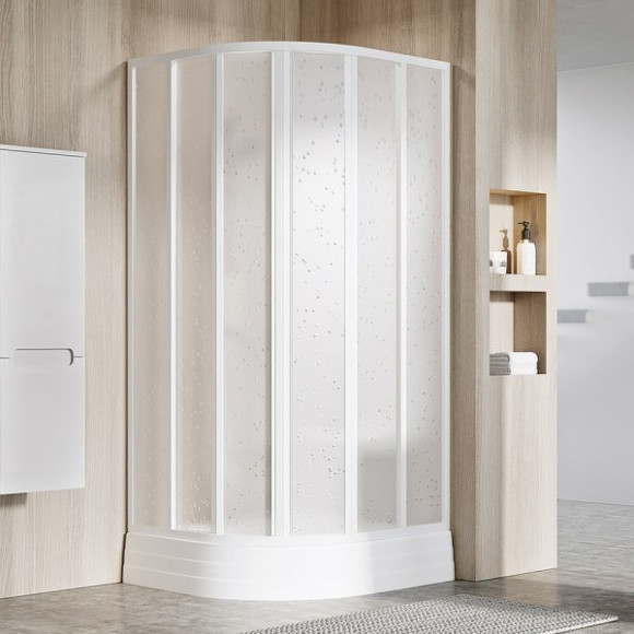 Душевой уголок Ravak Supernova SKKP6-90 90x90 3207O10211 профиль Белый витраж пластик Pearl Душевой уголок Ravak Supernova SKKP6-90 90x90 3207O10211 профиль Белый витраж пластик Pearl